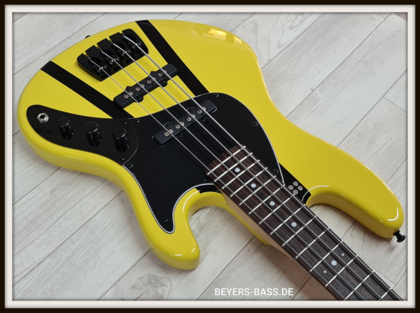 Preview: Sandberg California II TT4 Lionel Shortscale, Custom Color Letterbox Yellow Highgloss+Black Stripes